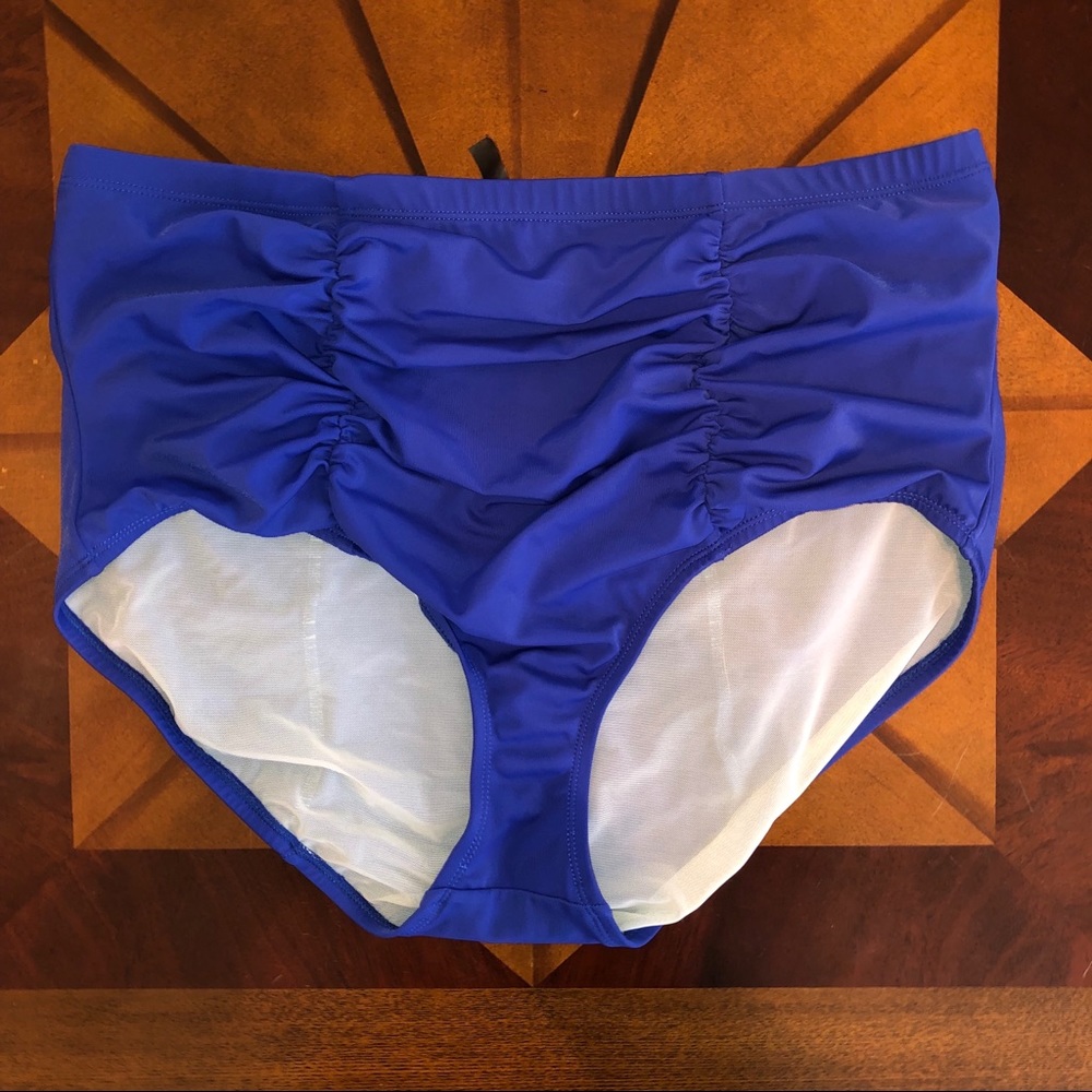 Torrid High Waist Ruched Swim Bottom